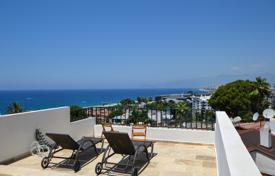 Renovated furnished villa with sea and mountain views in Alanya, Kargıcak for $284,000