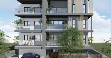 Low-rise residence with a parking near a park, Nicosia, Cyprus