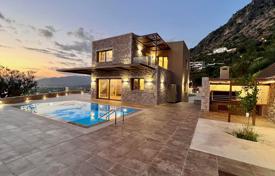 New three-storey villa with a swimming pool, a garden and panoramic sea views in Kalamata, Peloponnese, Greece for 2,150,000 €