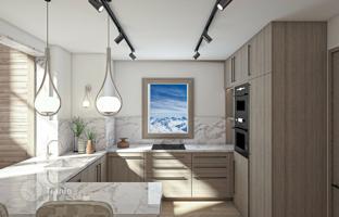 New apartment with a view of the mountains near the town center, Huez, France for 579,000 €