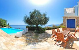 Luxury hillside villa with a private beach, a swimming pool, a sea view and terraces, Corfu, Greece for 8,000 € per week