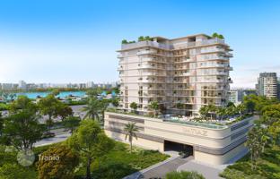New beachfront project Sunset Bay Grand with swimming pools and a clubhouse, Dubai Islands, Dubai, UAE for From $623,000