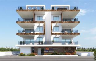 New complex of apartments close to Finikudes Promenade and the center of Larnaca, Livadia, Cyprus. Price on request