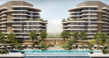 New premium residence Verdes by Haven with swimming pools, co-working areas and services, Dubailand, Dubai, UAE