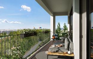 Three-bedroom apartment with a terrace in a residential complex with an underground garage and a garden, Kreuzberg, Berlin, Germany for 998,000 €