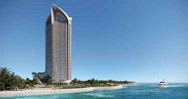 New residence with the exclusive club, restaurants and a view of the Red Sea, Jeddah, Saudi Arabia