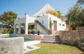 Elegant villa with a swimming pool and panoramic sea views, 1 km from the beach, Ibiza, Spain for 6,400 € per week
