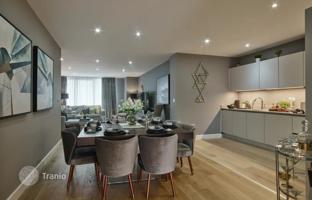 Furnished two-bedroom apartment with a balcony in a new residence, Leyton, London, UK for £525,000