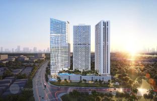 New high-rise residence with a hotel, swimming pools and around-the-clock security in the center of Phnom Penh, Cambodia for From $100,000