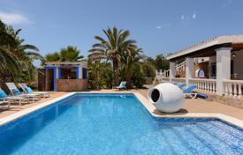 Elegant villa with a guest house, mountain and sea views, near the beach, Ibiza, Spain for 4,050 € per week
