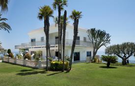 Luxury villa with a swimming pool and a garden on the first sea line, Sant Pol de Mar, Spain for 9,800 € per week