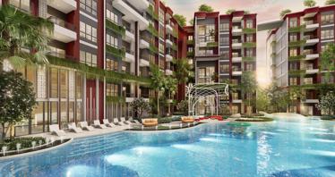 New residence with a swimming pool near Bang Tao Beach, Phuket, Thailand