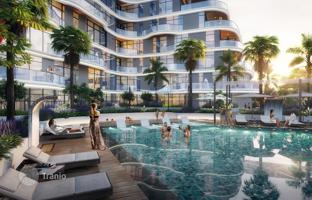 New complex of furnished apartments Zephyra with a park and picturesque views, 7 minutes from Persian Gulf, Dubai Islands, UAE for From $567,000