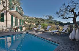 Villa with a swimming pool, a garden and a panoramic sea view near the beach, Lerici, Italy for 5,200 € per week
