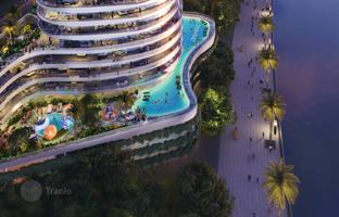 Canal Crown — residential complex by DAMAC with swimming pools, aqua fitness equipment and observation deck in Business Bay, Dubai for From $950,000