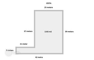 Land plot 1,142 m² in City of Zagreb for 340,000 €