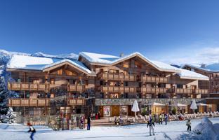 New residential complex with swimming pool and SPA in the center of Courchevel, Alps, France for From 535,000 €