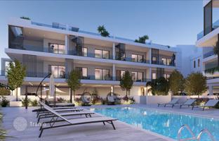 New residence with a swimming pool and a gym close to the sea, Levadia, Cyprus for From 195,000 €