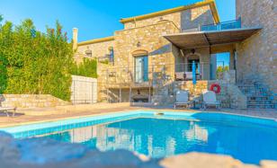Modern stone house with a pool and sea views in Messinia, Peloponnese, Greece for 420,000 €