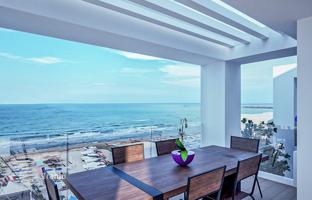 Luxury penthouse with a terrace and panoramic views in a new building with a garden, 50 meters from beaches, Grottammare, Italy for 1,480,000 €