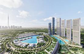 New high-rise residence 360 Riverside Crescent with swimming pools and restaurants close to the city center, Nad Al Sheba 1, Dubai, UAE for From $451,000
