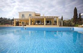 Spacious villa with a swimming pool on the first sea line, Porto Heli, Greece for 15,000 € per week