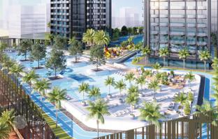 Duplex apartments in the new high-rise complex Ananda Residences with a swimming pool and sports grounds, Motor City, Dubai, UAE for From $239,000