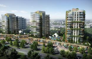 Apartments with a panoramic view in a guarded residence with gardens and a conference room, Istanbul, Turkey for From 21,544,000 TRY