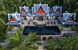 Luxury villa with a view of the coast, a swimming pool and gardens in a quiet area, Phuket, Thailand for 1,867,000 €