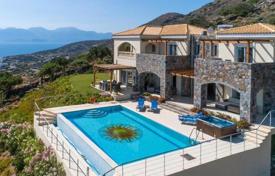 Beautiful villa with a swimming pool and a view of the sea, Elounda, Greece for 6,500 € per week