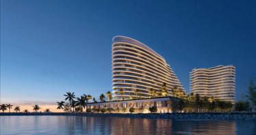 New waterfront residence with a swimming pool, a private beach and a spa center, Ras Al Khaimah, UAE