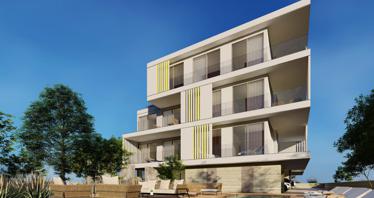 Apartments in a new complex with a swimming pool and a roof garden, Agios Athanasios, Cyprus