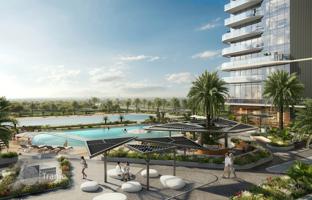 New high-rise residence Claydon House with three swimming pools, a lagoon and a promenade, Nad Al Sheba 1, Dubai, UAE for From $680,000