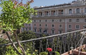 Rent a luxury furnished penthouse with a spacious terrace in the center of Rome, Italy. Price on request