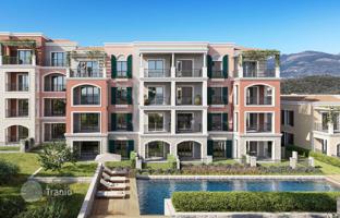 New residence in a large luxury beachfront cluster with beaches, a marina and panoramic views, Tivat, Montenegro for From 324,000 €