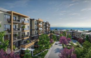 New residence with swimming pools and gardens near a highway and a metro station, Pendik, Istanbul, Turkey for From 14,824,000 TRY