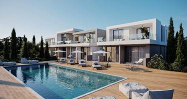 New complex with 2 swimming pools and parking just 500 m from the beach, Chloraka, Paphos, Cyprus