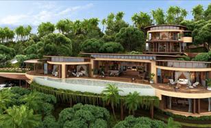 New luxury villa with a swimming pool and a panoramic view near the beach, Samui, Thailand for $2,724,000