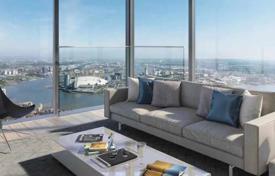 Luxury apartment in a new residence with a swimming pool and a panoramic view of the city, in the heart of Canary Wharf, London, UK for 799,000 €