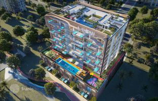 Luxury penthouses in the new complex Bonds Avenue Residences with swimming pools, mini golf and gardens, Dubai Islands, Dubai, UAE for From $519,000