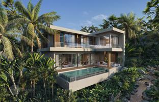 New villas with pools in a residential complex with a natural waterfall, Lamai, Samui, Thailand for From 448,000 €