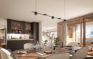 3-bedroom apartment in new building 97 m² in Huez for 1,195,000 €