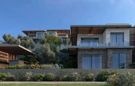Sea-view apartments for citizenship in Gundogan (Bodrum), 500 m from the sea, with private pool and garden with gazebo heated floors parking for $670,000