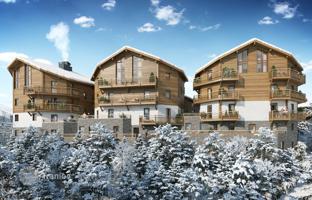 Sunny apartment with two balconies in a new and quality residence, Huez, France for 595,000 €