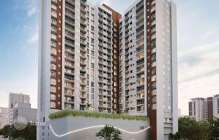 Modern complex with a swimming pool, spa, and pet area in the Campo Belo area of ​​São Paulo, Brazil for From $203,000