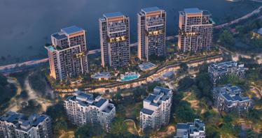 101 new flats in residential complex Ghaf Woods Distrikt in City of Arabia