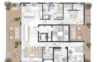 5-bedroom penthouse 150 m² in Netanya for $1,609,000