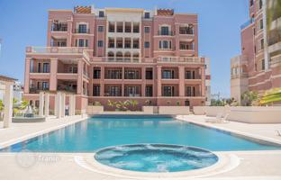 Two-level penthouse with a swimming pool in a guarded residence with a fitness room, Germasogeia, Limassol, Cyprus. Price on request
