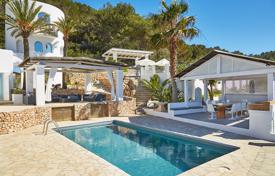 Snow white furnished villa with two swimming pools and two apartments, Ibiza, Balearic Islands, Spain for 9,500 € per week