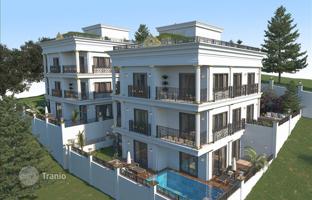 New residence with a swimming pool, lounge areas and a cinema at 300 meters from the beach, Alanya, Turkey for From 22,350,000 TRY